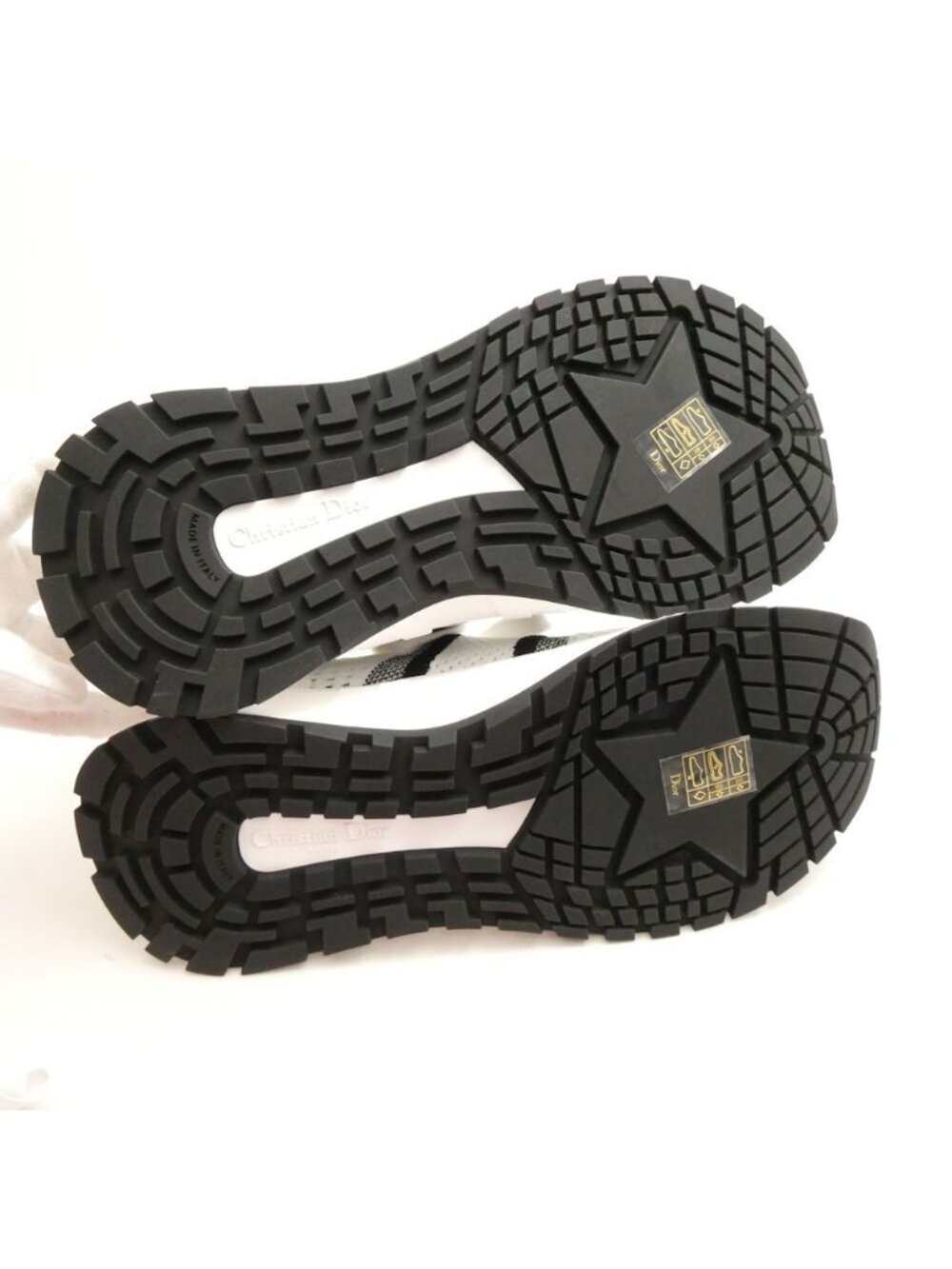 Dior Run'n'dior Sneakers 37 Low Cut Mesh Logo Black - Picture 6 of 9